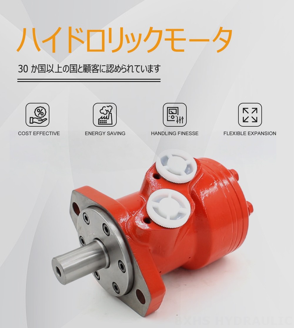 BMPサイクロイド油圧モーター 50 cc/r 38 Lpm 油圧モータ